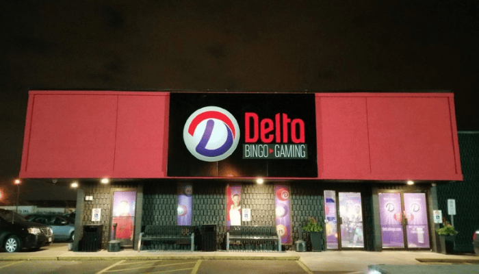 Delta Bingo and Gaming Brampton outside