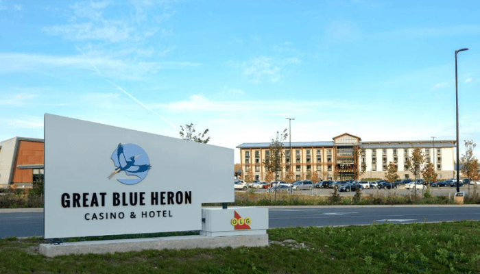 Great Blue Heron Casino & Hotel outside