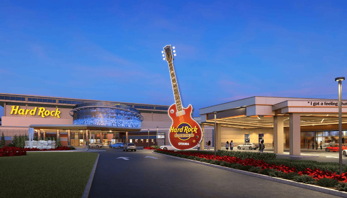Hard Rock Casino Ottawa outside