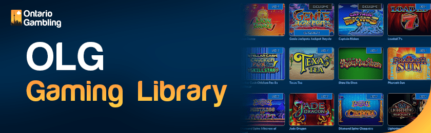 Different games from OLG site for OLG Gaming Library