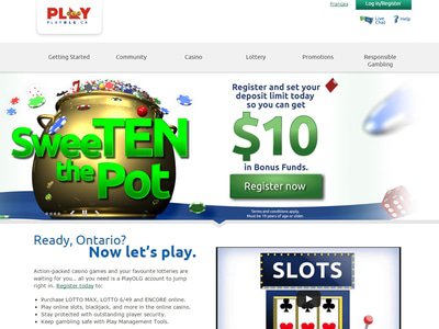 PlayOLG Casino website