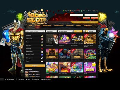 VideoSlots Casino website