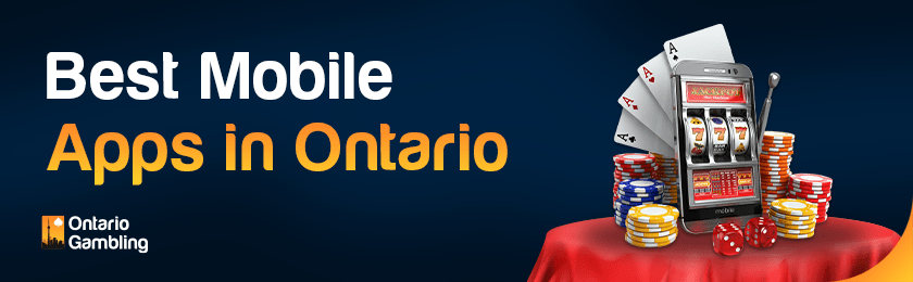 Mobile Phone with Ontario Casino Apps