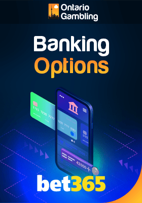 Mobile phone and bank card for banking options at Bet 365