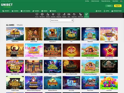 Unibet Casino website