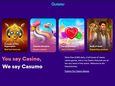 Casumo Casino website