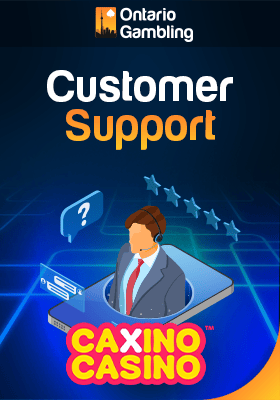 A phone with some message and review icons for customer support