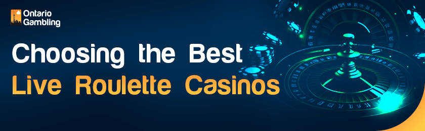 A roulette machine and some casino chips for choosing the best roulette casinos in Ontario