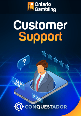 A phone with some message and review icons for customer support