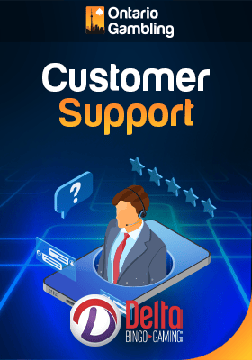 A phone with some message and review icons for customer support