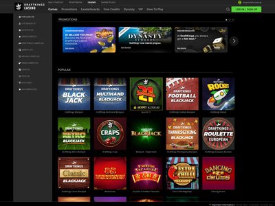 Draft Kings Casino website