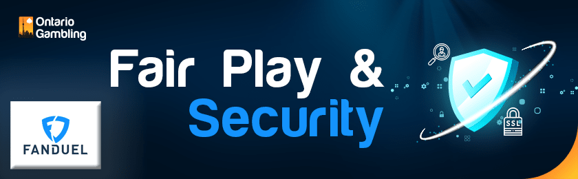 A security sign and SSL Lock for fair playing, and security