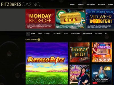 FitzDares Casino website