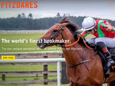 FitzDares Casino website