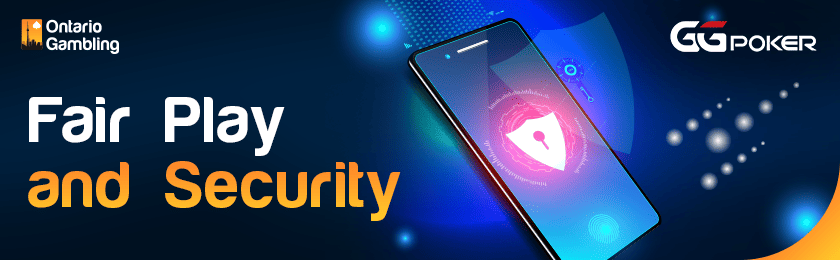 A protected shield image on a mobile phone for fair play and security
