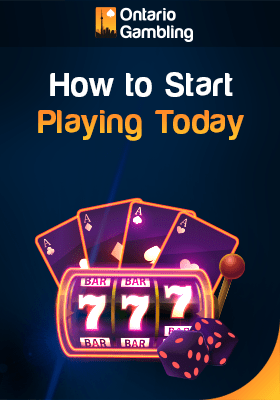 A deck of cards and a casino slot machine for a guide to play casino games