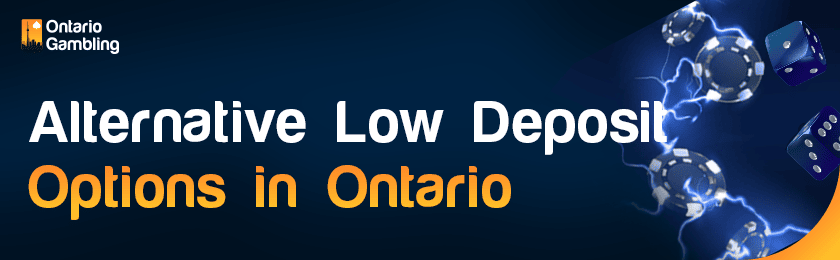 Some casino chips and dice with lightning for other low deposit operators in ontario
