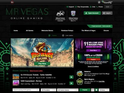Mr Vegas Casino website