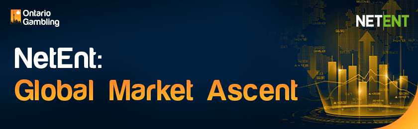Growing chart for NetEnt global market ascent