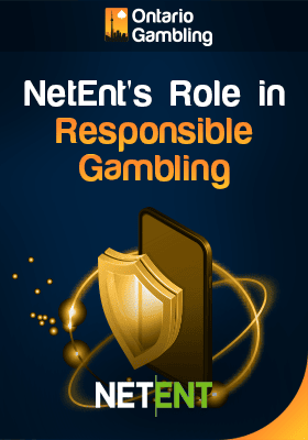 Mobile phone and modern shield for NetEnt's role in responsible gambling