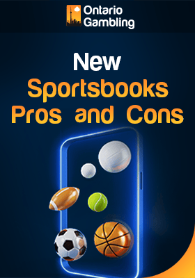A mobile phone with some playing balls for New Sportsbooks pros and cons
