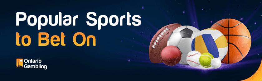 Different types of sports balls are gathered together for betting on popular sports
