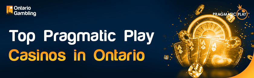 Some casino gaming items with a Pragmatic Play logo for top Pragmatic Play casinos in Ontario