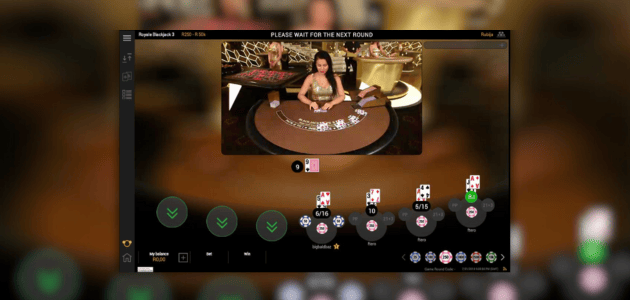 Banner of Royale Blackjack gameplay