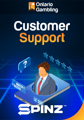 A phone with some message and review icons for customer support