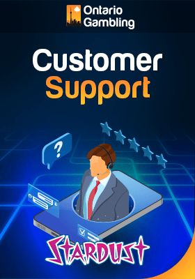 A phone with some message and review icons for customer support