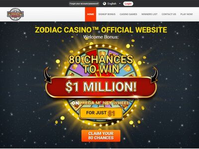 Zodiac Casino website