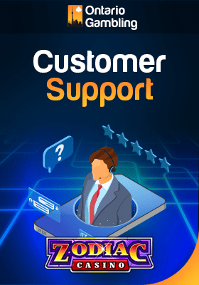 A phone with some message and review icons for customer support